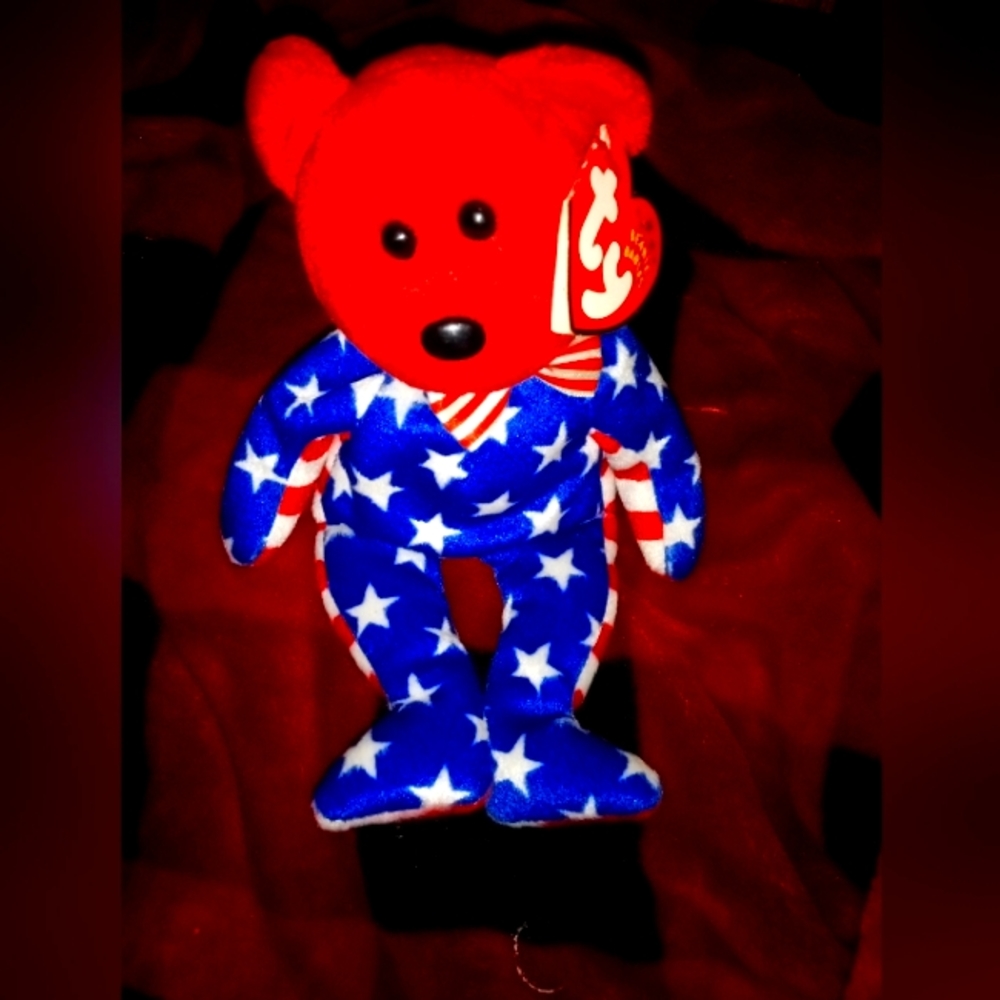 RARE TY Liberty Beanie Baby